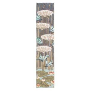 Verneuil Dragonfly Water Lily Art Nouveau: Vintage Kurzer Tischläufer