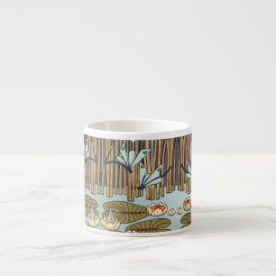 Verneuil Libelle Seerose Art Nouveau: Vintage Espressotasse