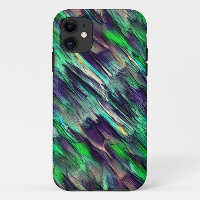 Vernichtete virtuelle, farbenfrohe Stalaktiten ode Case-Mate iPhone Hülle (Rückseite)