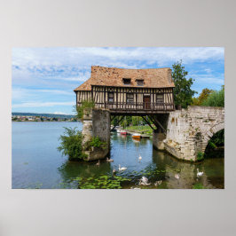 Vernon Old mill (vieux moulin) - Normandie, Frankr Poster