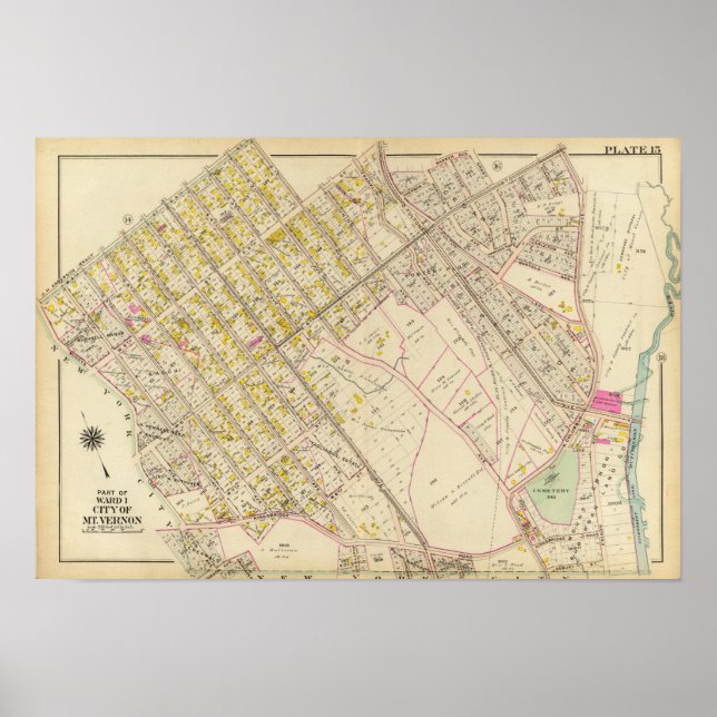 Vernon ward 1, New York Poster (Vorne)