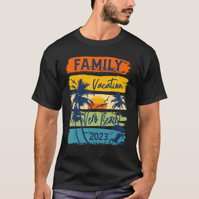 Vero Beach 2023 Florida Vacation Matching Family G T-Shirt (Vorderseite)