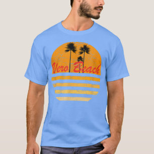 Vero Beach, FL Vintag Retro T - Shirt 70er Throwba