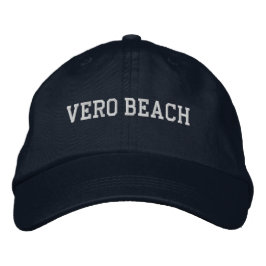 Vero Beach Florida bestickt mit Baseballhut Bestickte Baseballkappe