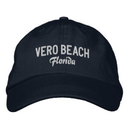 Vero Beach Florida bestickt mit Baseballhut Bestickte Baseballkappe