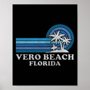 Vero Beach Florida Familien-Sommerurlaub Vintage  Poster