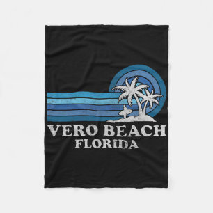 Vero Beach Florida Familienurlaub Vintag Fleecedecke