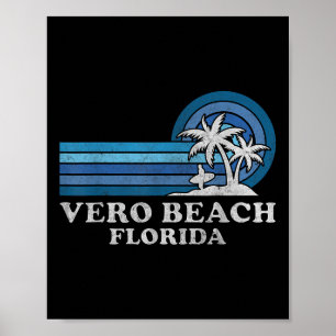 Vero Beach Florida Familienurlaub Vintag Poster