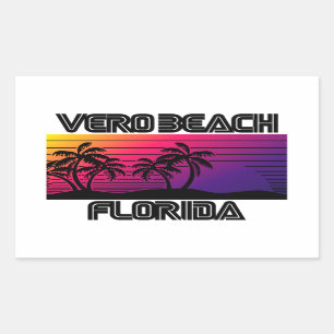 Vero Beach Florida Rechteckiger Aufkleber