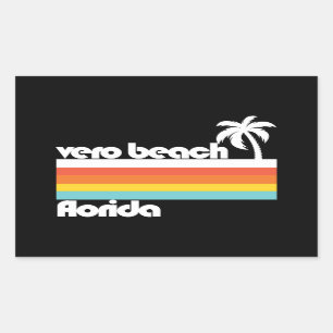 Vero Beach Florida Rechteckiger Aufkleber