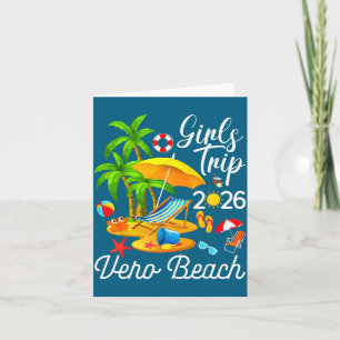 Vero Beach Florida Sommer Tropisch Karte