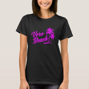 Vero Beach Florida Vintage Retro abgenutzt Andenke T-Shirt