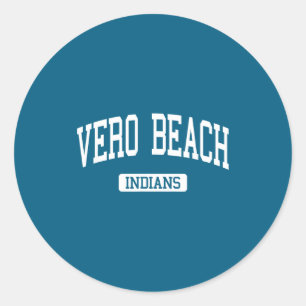 Vero Beach High School HS Vero Beach FL Varsity Runder Aufkleber