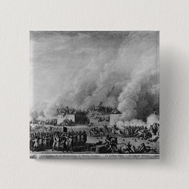 Veröffentlichen des Kriegsrechts an Button (Vorderseite)