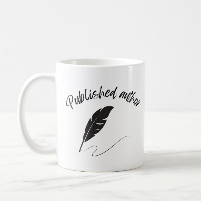 Veröffentlichter Autor Kaffeetasse (Links)