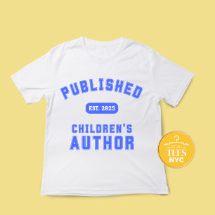 Veröffentlichter T - Shirt für Autoren von Kinderb
