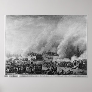 Veröffentlichung des Kriegsrechts im Poster