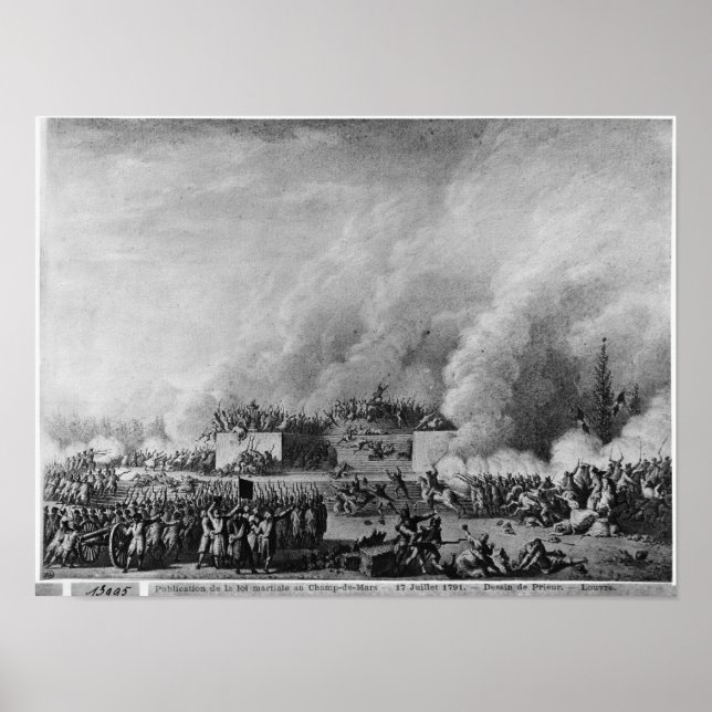 Veröffentlichung des Kriegsrechts im Poster (Vorne)