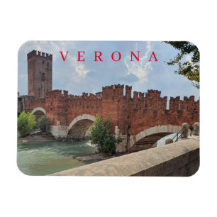 Verona Castelvecchio Bridge Kühlschrankmagnet Magnet
