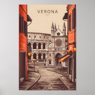 Verona Italien Berühmter Reiseort Poster