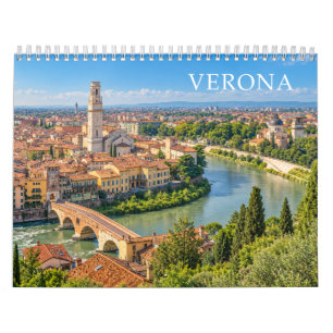 Verona Italien Historische Architektur und Landsch Kalender