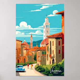 Verona Italien Kunst, Dichtung und Musik Poster