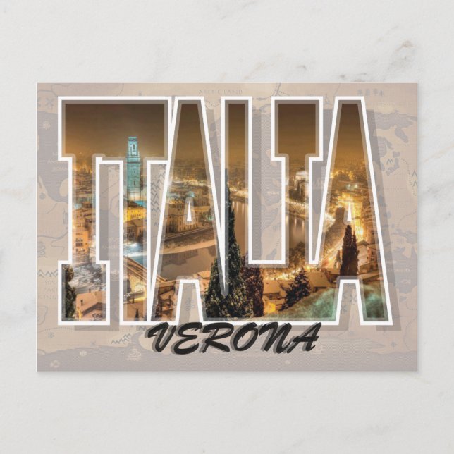 Verona, Italien Postcard Postkarte (Vorderseite)