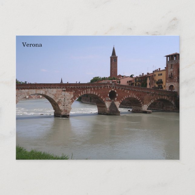 Verona Italien Postkarte (Vorderseite)