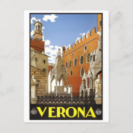 Verona Italien Vintage Postkarte
