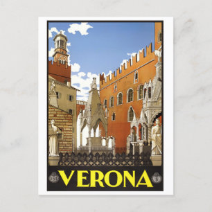 Verona Italien Vintage Postkarte