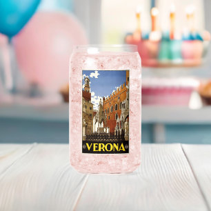 Verona Italien Vintage Travel Dosenglas