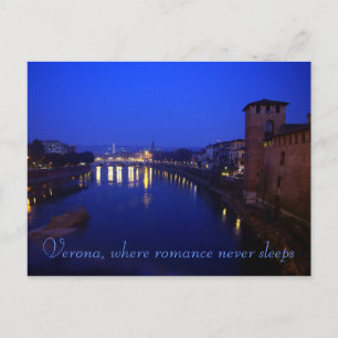 Verona, Nacht Postkarte