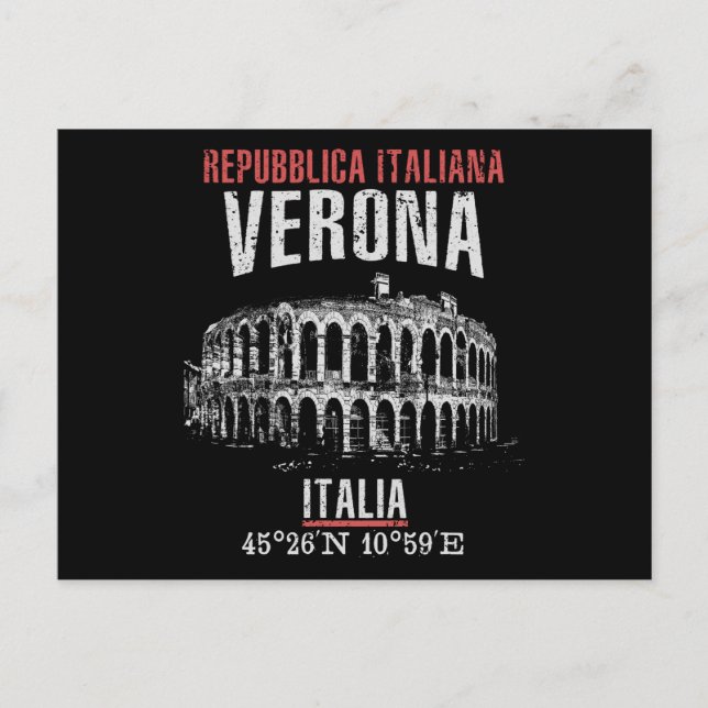 Verona Postkarte (Vorderseite)