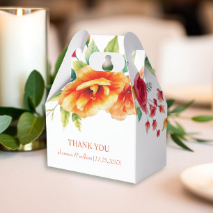 Verona Sonnenuntergang orange Blume Hochzeit Viele Geschenkschachtel