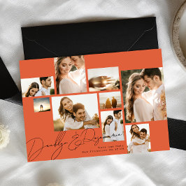 Verona Sunset Collage Multi Foto Save The Date