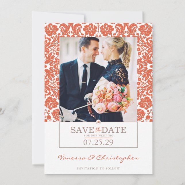 Verona Sunset Wedding Save The Date (Vorderseite)