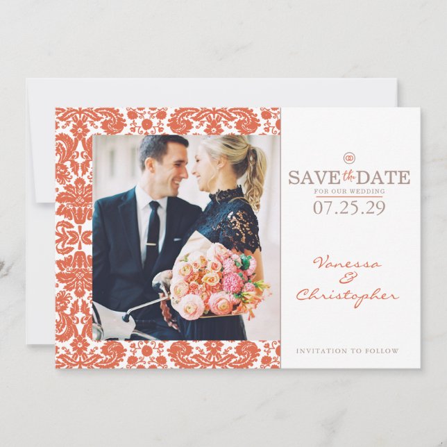 Verona Sunset Wedding Save The Date (Vorderseite)