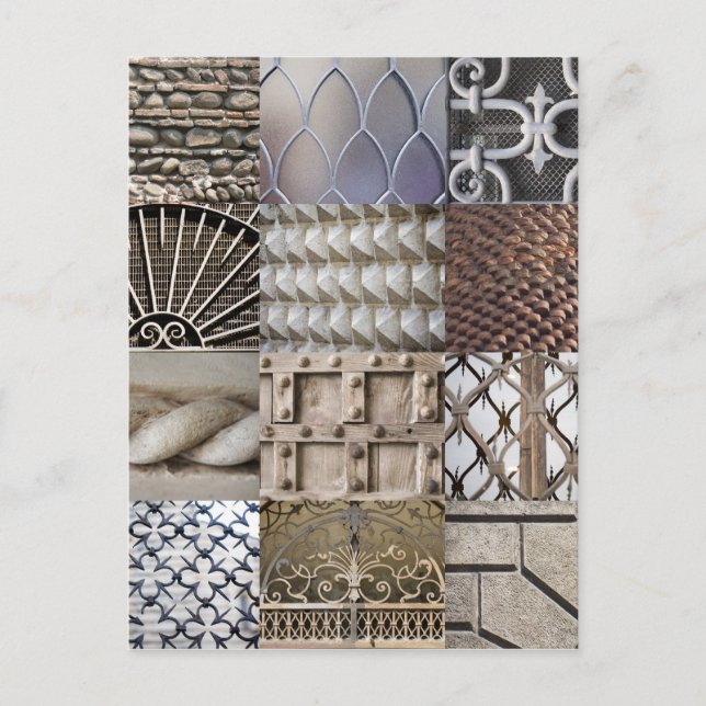 Verona Texture Postcard Postkarte (Vorderseite)