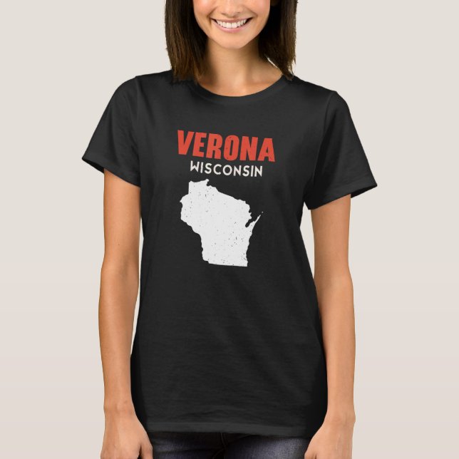 Verona USA Staat Amerika Reisen Montanan Helena T-Shirt (Vorderseite)