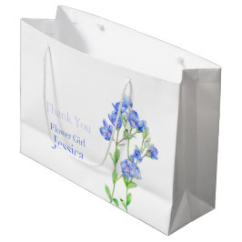 Veronica Hochzeit blaue Blume Mädchen Gefallen Ges Große Geschenktüte
