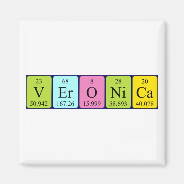 Veronica Periodenmagnet Magnet (Vorne)
