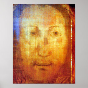 VERONICAS SCHEIBE DAS GESICHERTE GESICHT JESUS. POSTER