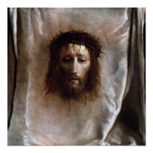VERONICA'S VEIL, DAS HEILIGE GESICHT VON JESUS. POSTER (Vorderseite)