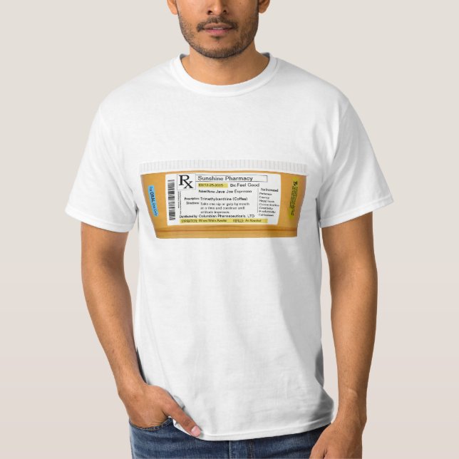 Verordnung für Kaffee T-Shirt (Vorderseite)