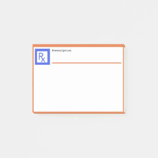 Verordnungs-Imitat RX Post-it Klebezettel