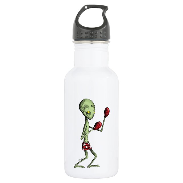 Verpacken-alien Trinkflasche (Vorderseite)
