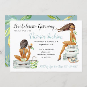 Verpacken Sie Ihr Taschen Bachelorette Einladung
