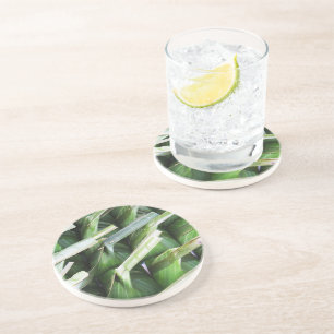verpackte Bananenleaf-Packungen Getränkeuntersetzer