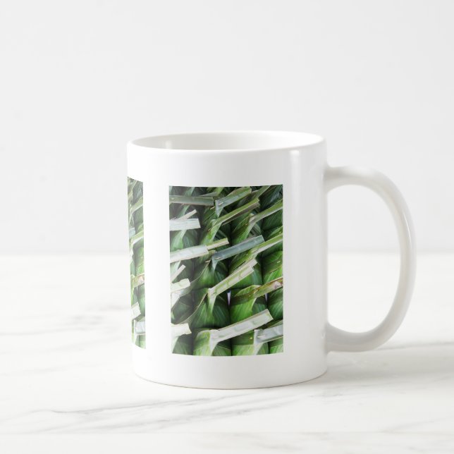 verpackte Bananenleaf-Packungen Kaffeetasse (Rechts)