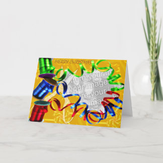 Verpackung der Geschenke Feiertagskarte